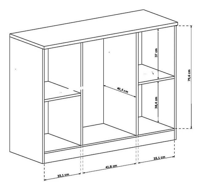 Comodă Titanus 05 (Stejar lefkas)