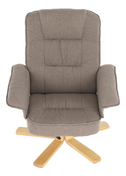 Relaxációs fotel Lerato (barnásszürke)