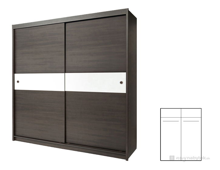Šatníková skriňa BRW Koda SZAFA