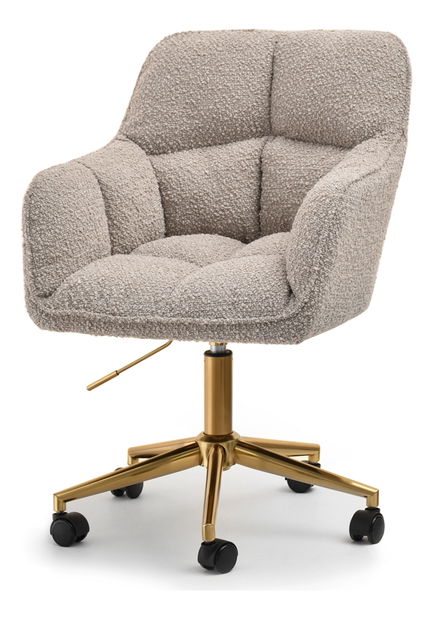 Fotel Island (bézs + arany)