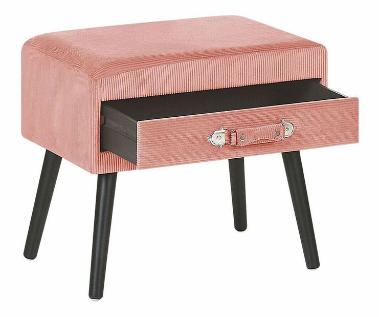 Noćni stolić EUTA (ružičasta)