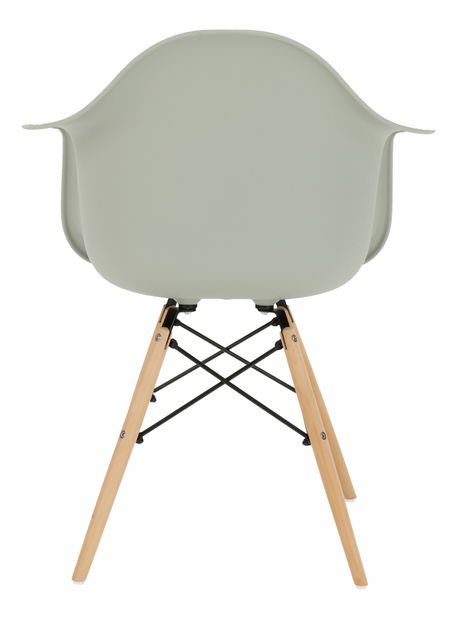 Blagovaonska stolica Damon (siva + bukva)