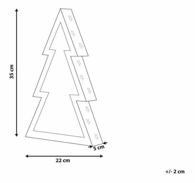 Vianočný stromček Juvza (svetlé drevo)