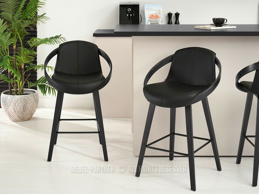 Scaun bar Lageze (negru)