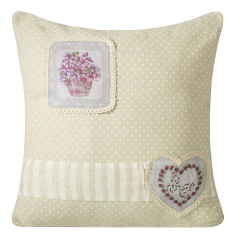 Pernă decorativă 40x40 cm Tatiana (bej)