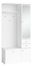 Predsieň Ganton Max (biela) (so zrkadlom) (P)