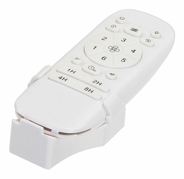 Stropný ventilátor so svetlom Brunilda (strieborná)