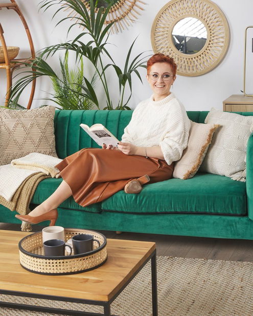 Oglindă de perete Bertil (lemn deschis)