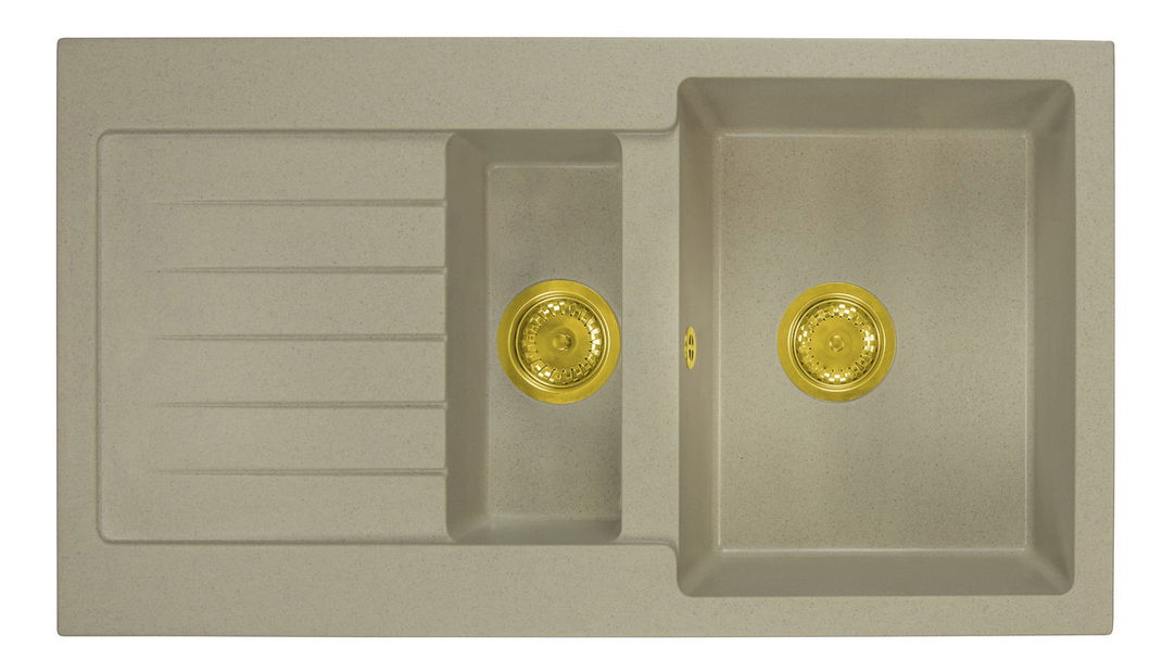 Kuhinjski sudoper Altava (bež) (sa 3 otvora za baterije) (L)