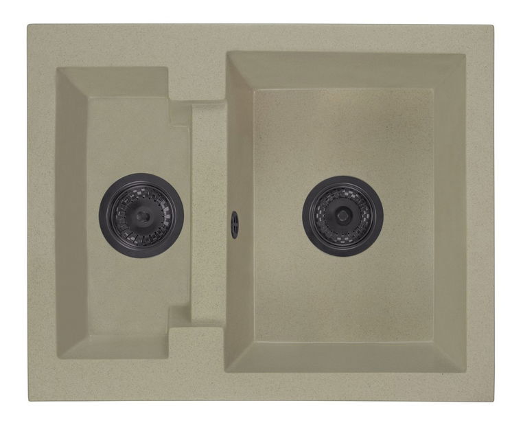 Kuhinjski sudoper Yagma (bež) (bez otvora za bateriju) (D)