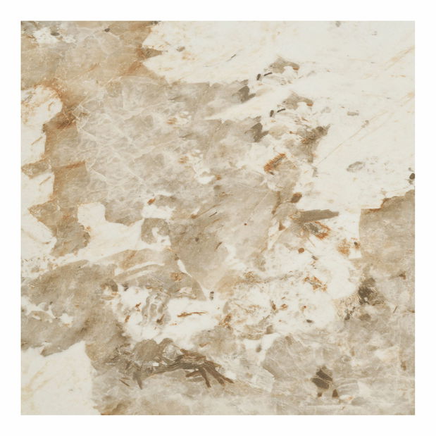 Jedálenský stôl Alomeria 5 (biela + hnedá)