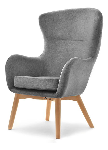 Fotoliu Leto (gri + fag)