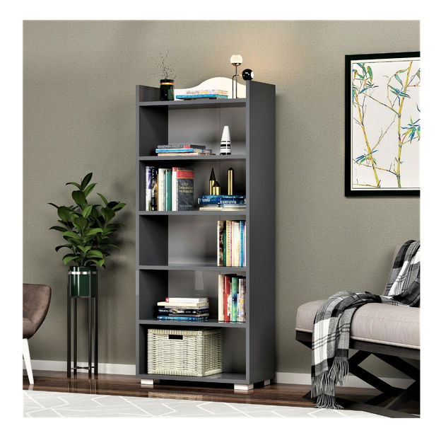 Regál Nelidu (antracit) 