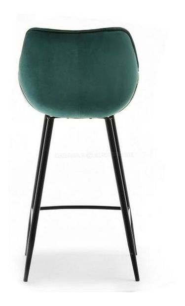 Stolička Lars (zelená + čierna)