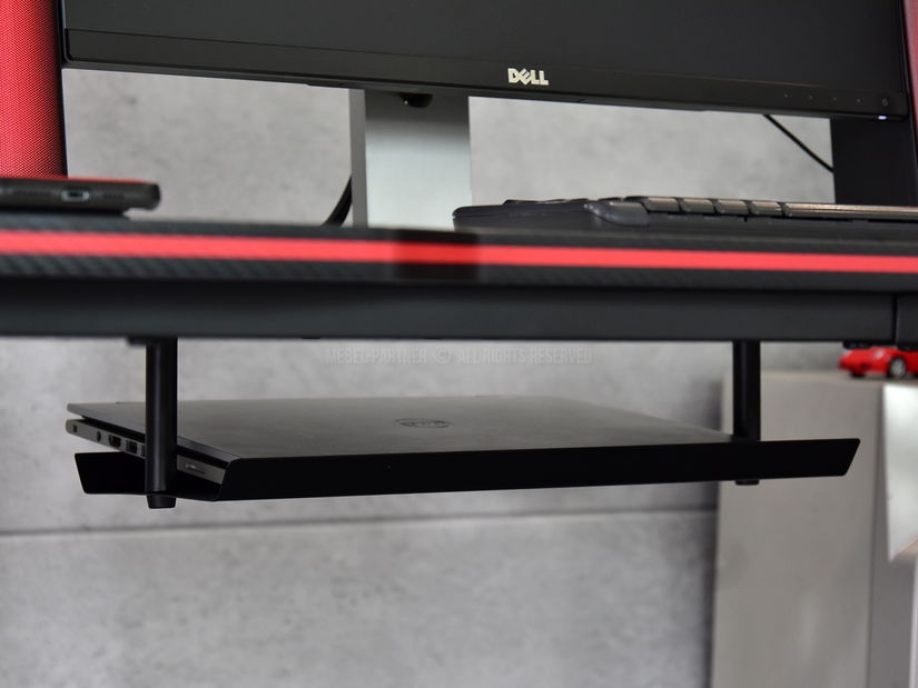 PC stolík Matts 160 (biela + čierna)