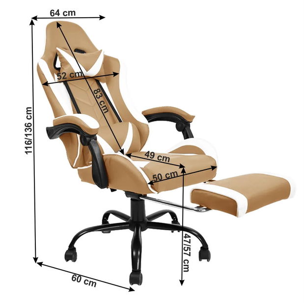 Scaun directorial Ozzy (bej)