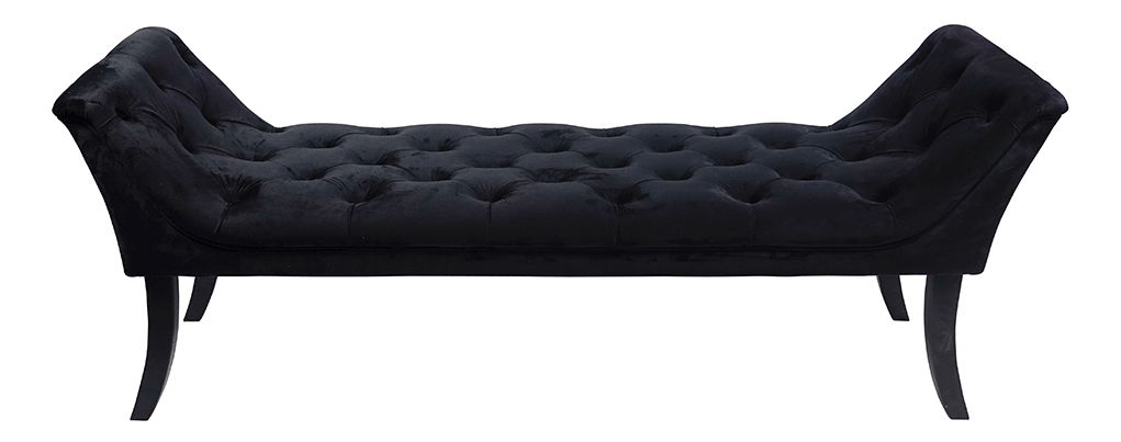 Lavica Hermine (čierna)