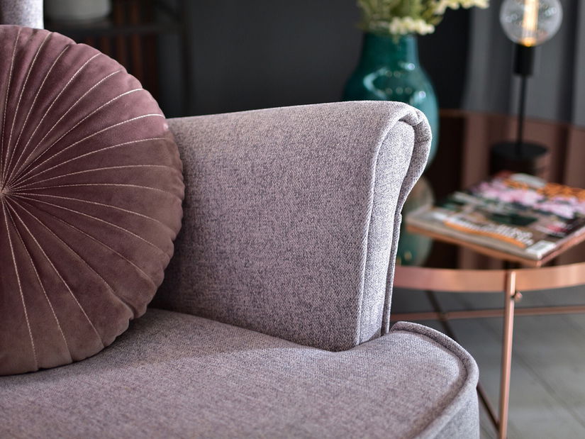 Kreslo ušiak Margis (púdrová + buk)