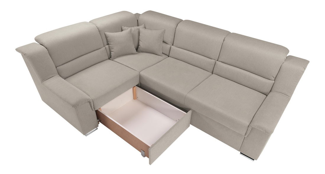 Rohová sedačka BRW Anis RECBK.2F (béžová) (L)