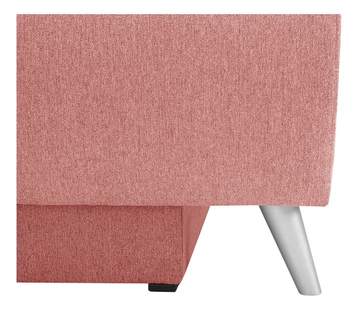 Széthúzható kanapé Pelona (rózsaszín) (tárolóhellyel)