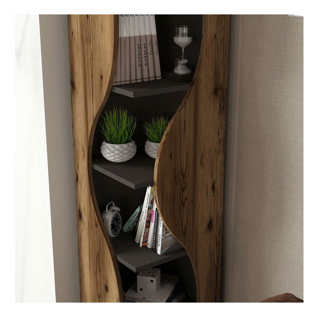 Regál Movopu 1 (biela + zlatá) 