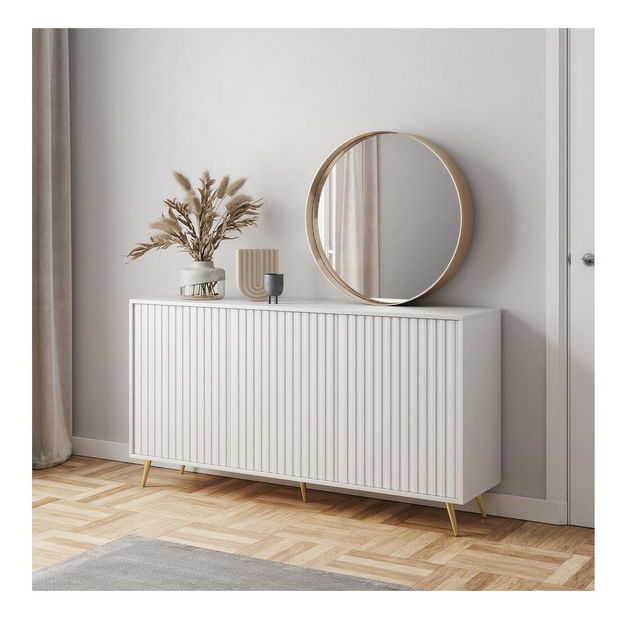 Ormarić Biel B2 (bijela + zlatna)