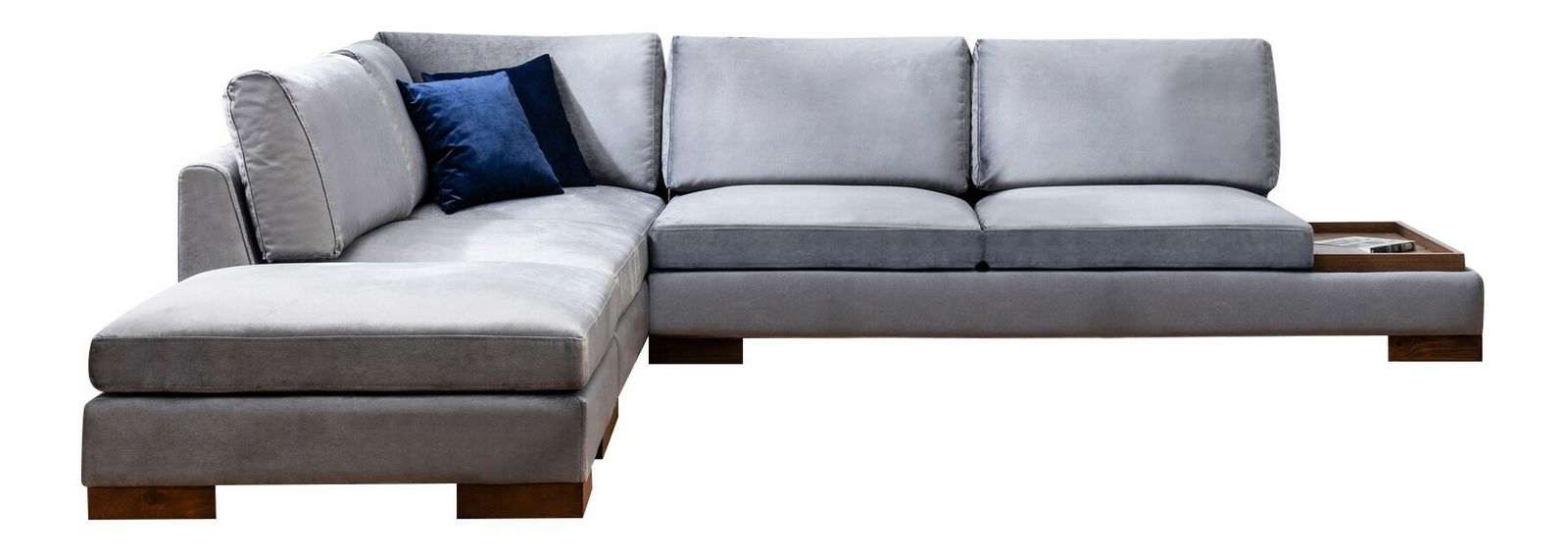 Sarokkanapé Tullia (sötétszürke) (B)