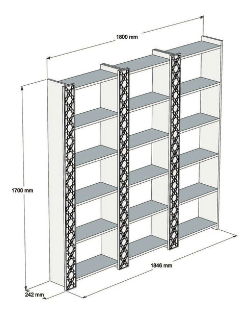 Raft Clementine 3 (Nuc + Gri albastru)