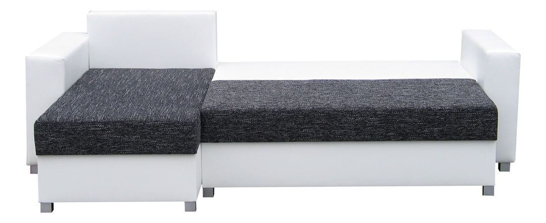 Rohová sedačka Melisa (sivá + čierna) (L)