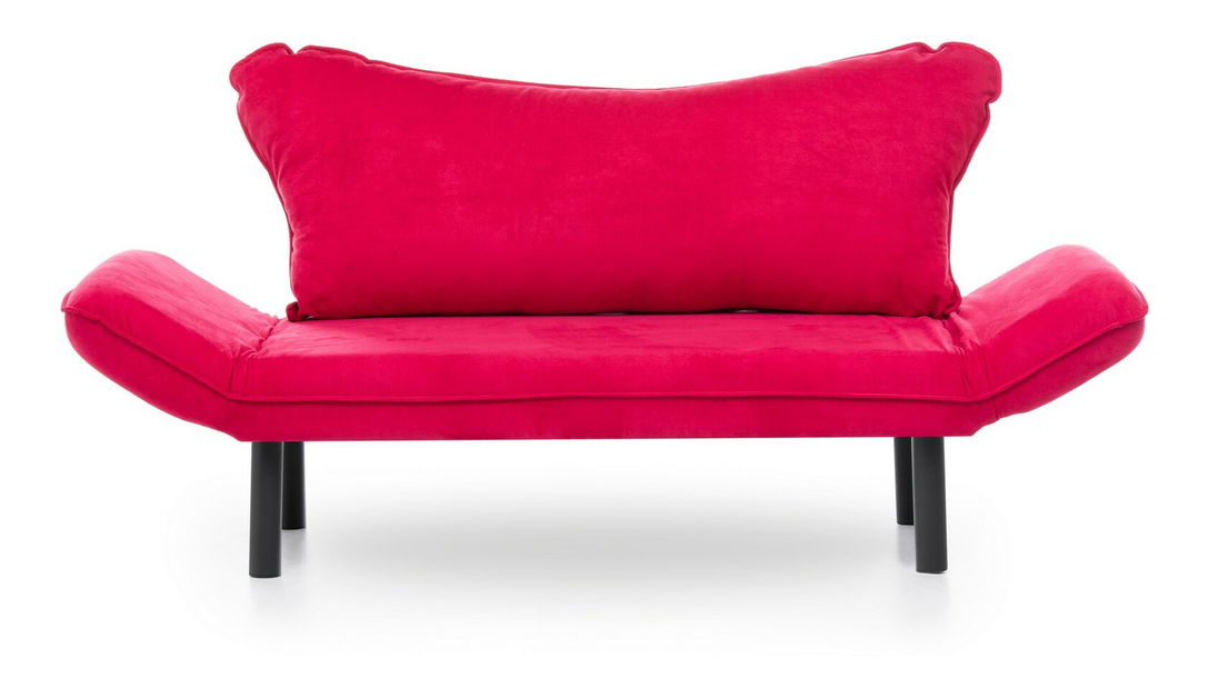 Canapea extensibilă două locuri Chatty (roz)