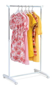 Vešiak na kolieskach Ayude (biela)