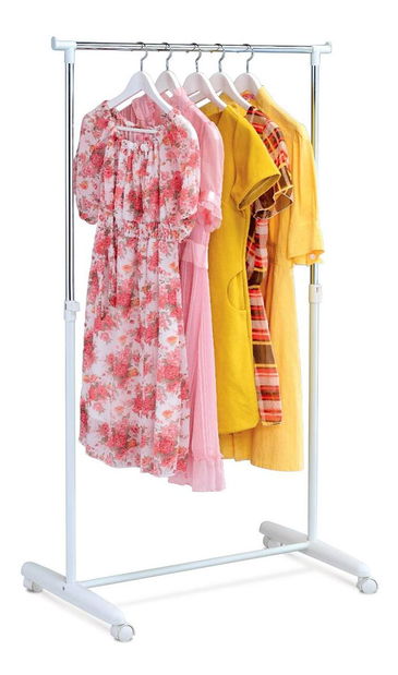 Cuier cu roți Ayude (alb)