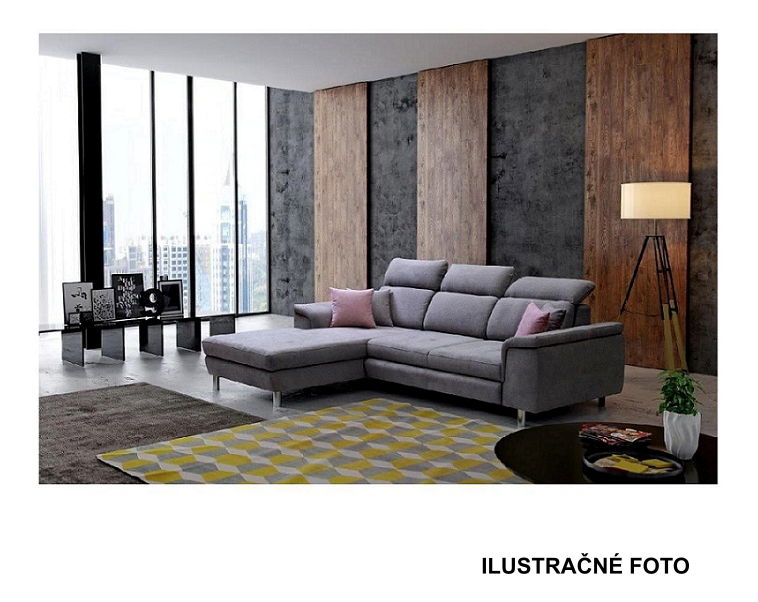 Rohová sedačka Taisha (sivá) (L)