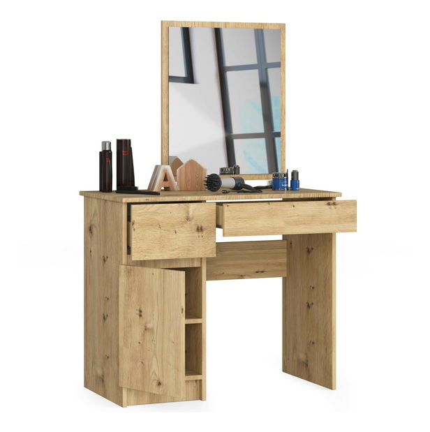 Toaletný stolík Pritha (dub artisan)