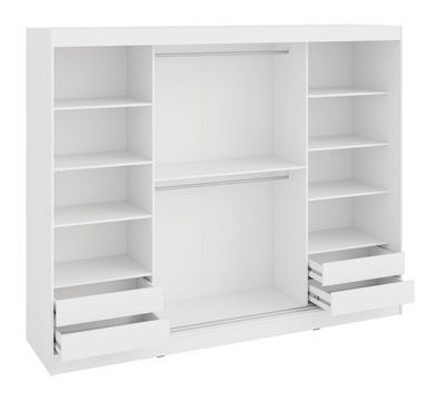 Gardróbszekrény Wembley 25 (fekete)