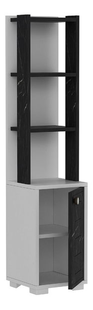 Regál Kovala (fehér + fekete márvány) 