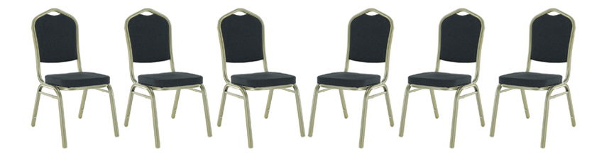 Scaun de sufragerie (6 buc.) Zoni (gri + champagne) *resigilate