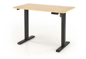 PC stolík Bush (dub zlatý + čierna)