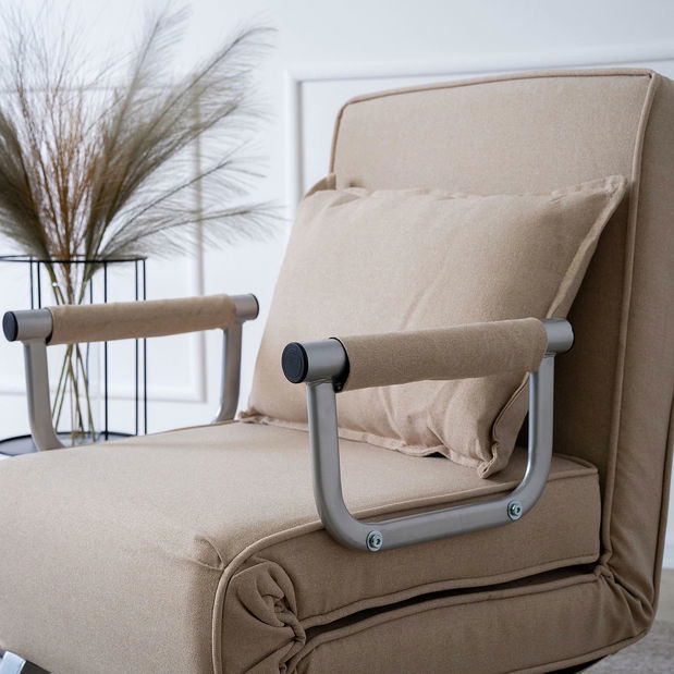 Fotelja na razvlačenje Bancarias (bež) 