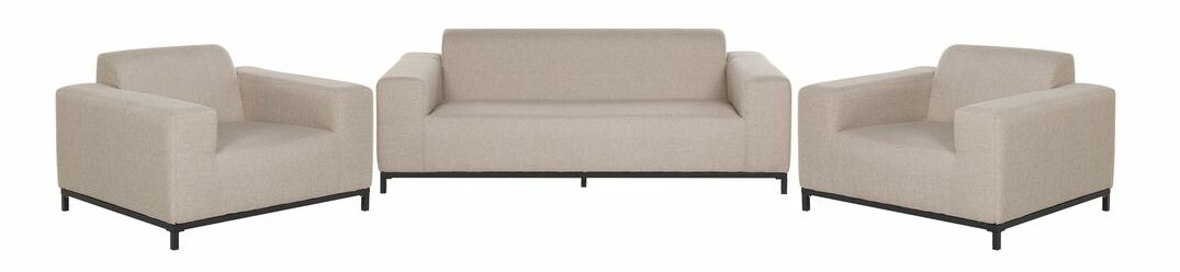 Záhradná sedacia súprava RAVIOL (béžová) (pre 5 osôb)