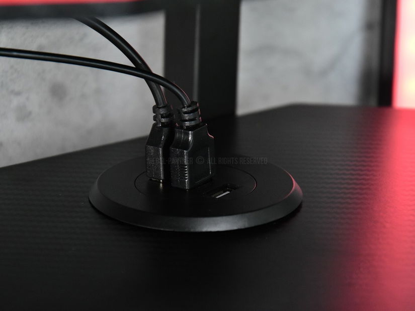 PC stolík Rolls (čierna)