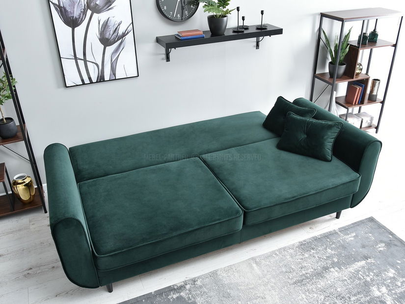 Canapea două locuri Bacteria (verde + negru)