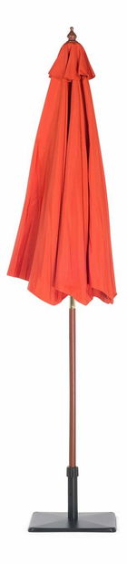 Záhradný slnečník 270 cm TRATORIA II (drevo) (svetločervená)