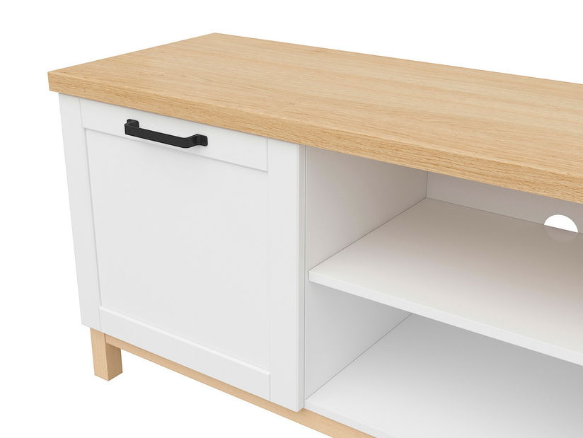 TV stolík/skrinka BRW Haga RTV2D