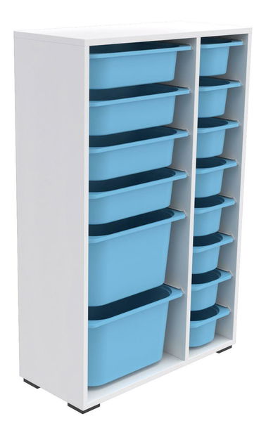 Organizator za igračke Dremonka 7 (plava + bijela)