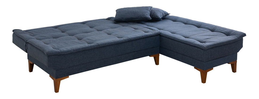 Rohová sedačka Santic (tmavomodrá)