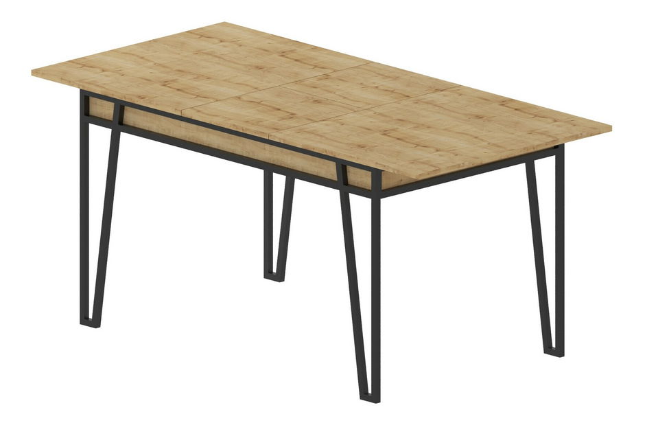 Masă sufragerie extensibilă (pentru 6 persoane) Patron (stejar)