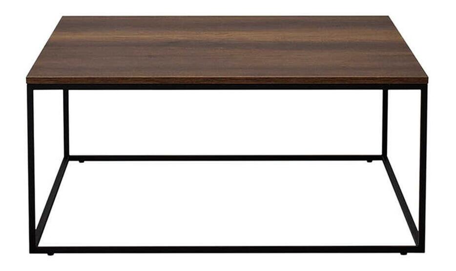 Măsuță cafea Shepolendo 2 (nuc + negru)