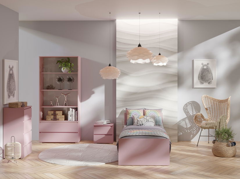 Nočný stolík Cortez C 13 (ružová)