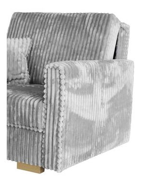 Fotoliu extensibil Clovea Pano I (Gri deschis) (cu sp. depozitare)